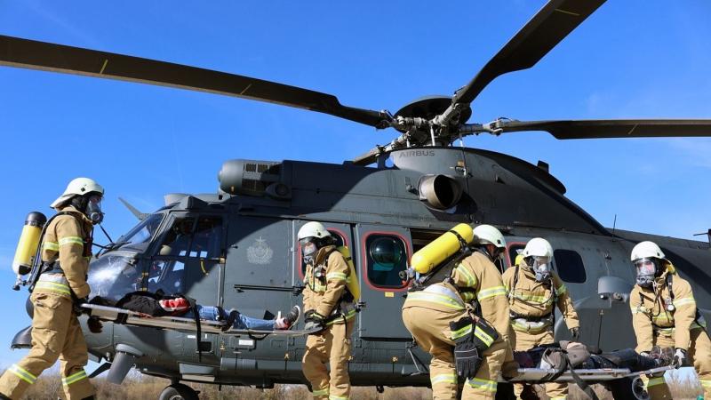 Drónnal ütköző helikoptert mentettek a pápai légibázison – videóval kísérve!